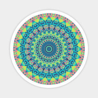 Colorful Boho Mandala Magnet